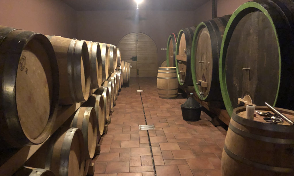 Barrel room, Korak Winery, Croatia